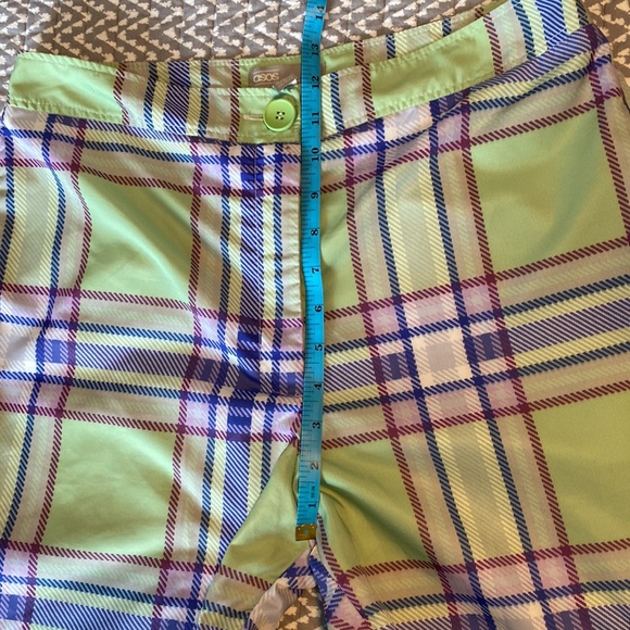 ⚡️Last Days! ASOS DESIGN 90's check kick flare trouser in shell fabric co-rd 8 - Picture 11 of 13